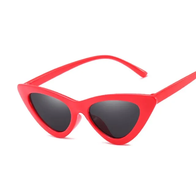 Sexy Ladies Sunglasses, Women Luxury Plastic Cat Eye Outdoor Sunglasses