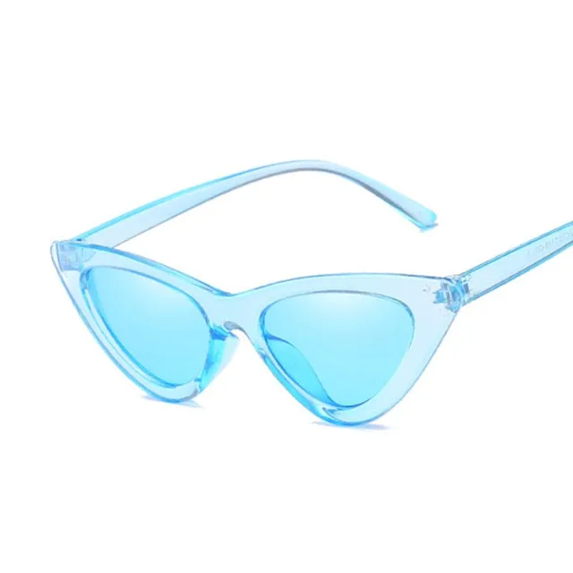 Sexy Ladies Sunglasses, Women Luxury Plastic Cat Eye Outdoor Sunglasses