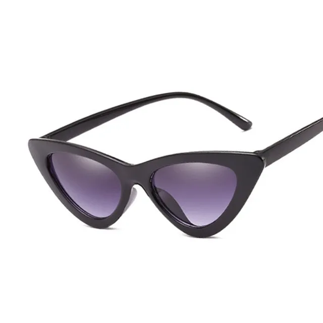 Sexy Ladies Sunglasses, Women Luxury Plastic Cat Eye Outdoor Sunglasses