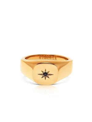 Skyfall Starburst Signature Ring in Gold