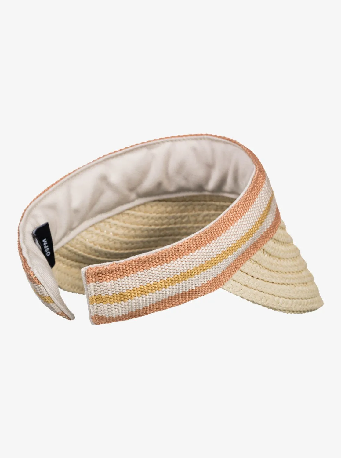 Sunny Morning Straw Visor - Natural