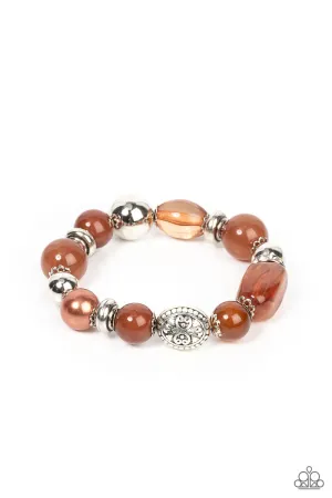 Tonal Takeover - Brown Bracelet Paparazzi