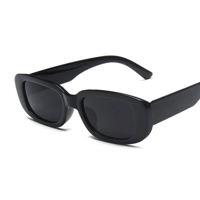 Vintage Women Sunglasses, Retro Rectangle Female eyewear, High Quality Sunwears