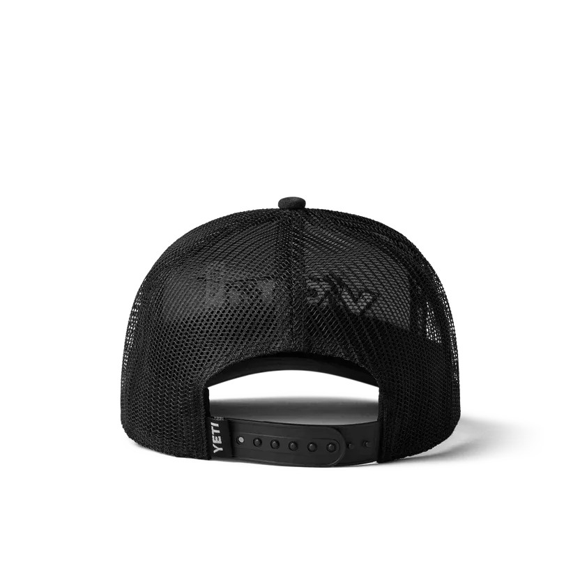 Yeti Skiff Trucker Hat Black Grey